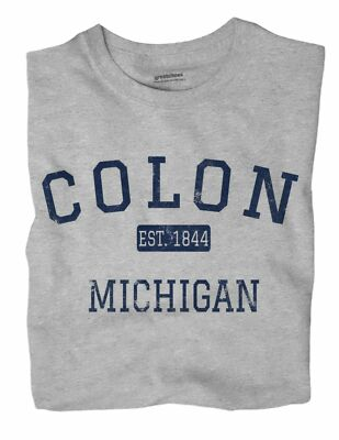 #ad Colon Michigan MI T Shirt EST $18.99