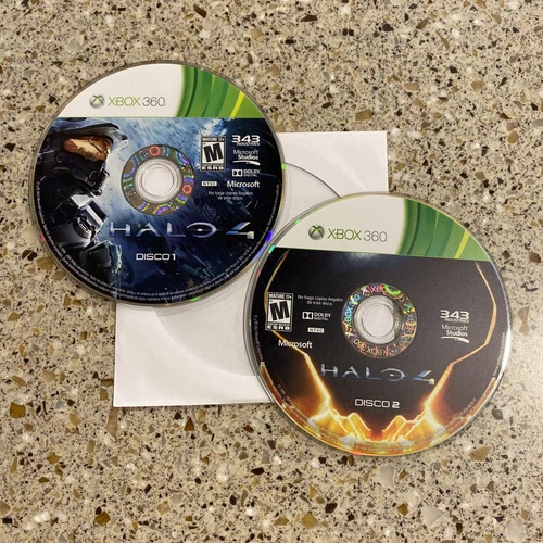 Halo 4 : Spanish Version Xbox 360 Discs Only Tested