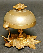 Superbe sonnette de comptoir de table cloche d'hôtel en bronze? et laiton