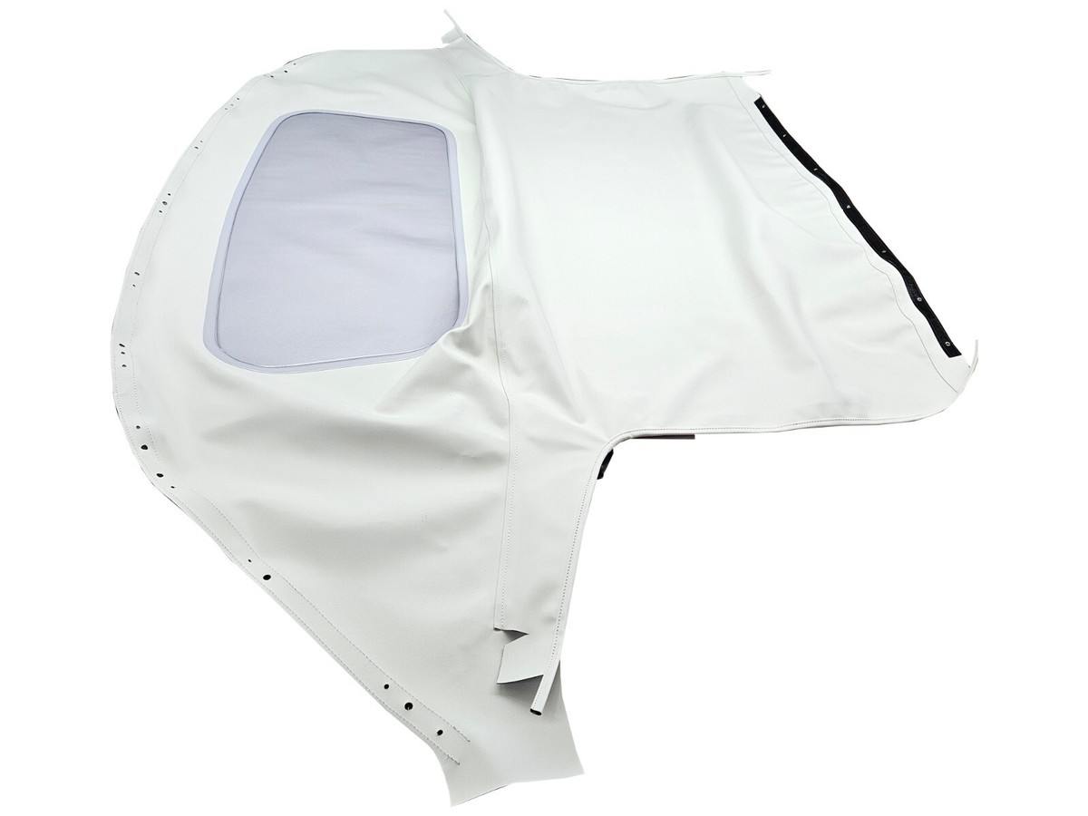Fits:Mazda Miata 89-05 HAARTZ WHITE Vinyl Soft Top w/DOT Approved