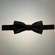 BOY'S LAUREN RALPH LAUREN BLACK BOW TIE-SILK BLEND-NWT 