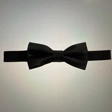 BOY'S LAUREN RALPH LAUREN BLACK BOW TIE-SILK BLEND-NWT!