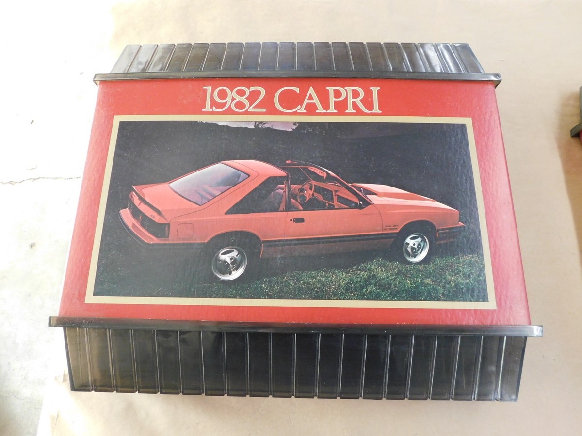 OEM Ford 1982 Mercury Capri RS Dealership Display Picture