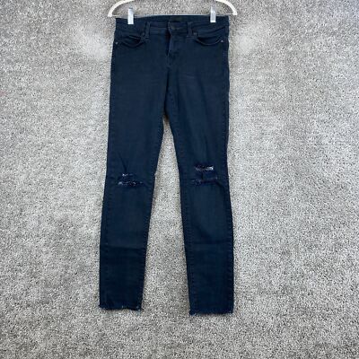 UNIQLO Skinny Denim Jeans Women's Size 24 Dark Navy Low