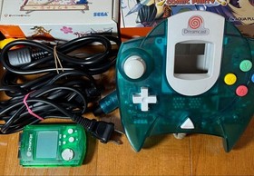 Sega Dreamcast Console  HKT-3000 Bundle 16 Games Controller Set JP 8