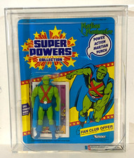 Kenner Super Powers Martian Manhunter 23-Back Graded AFA 75   75 80 80  1985