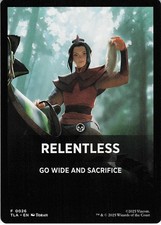 Relentless Theme Card Normal T Avatar: The Last Airbender 26 NM