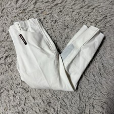New Women  s Size 28R White Tailored Sportsman Knee Patch Breeches, Older Style