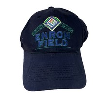 Enron Crooked Enron Field Inaugural Game 2000 VTG Y2K Cap Astros Vs Yankees