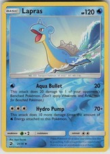 Pokemon Lapras Uncommon Dragon Majesty 21/70 NM