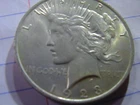 1923 peace dollar bu