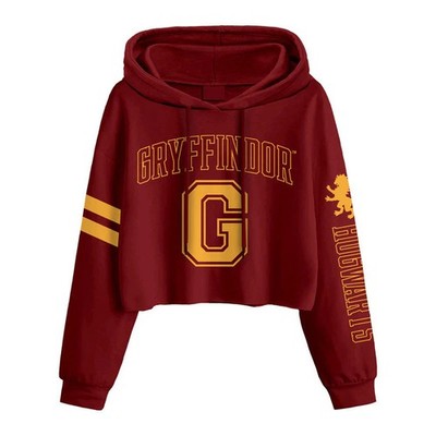 Harry Potter Kapuzenpullover College Style Gryffindor Cropped Hoodie Hogwarts