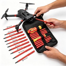 10pcs VDE Insulated Screwdriver Set Magnetic ...