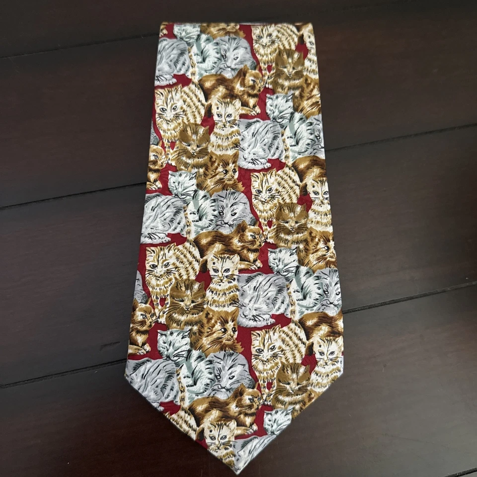 Corbata de cuello para hombre A. Rogers Cat Foto 2 de 4