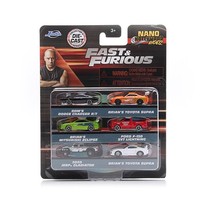 Jada, Fast & Furious, 6-Pack Nano Cars