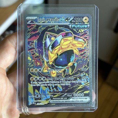Pokémon Iron Hands ex 154/131 Prismatic Evolutions Special Illustration 154 SIR