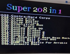 Mini Console classic 208 Build in Game.     (Classic Sega megadrive games)