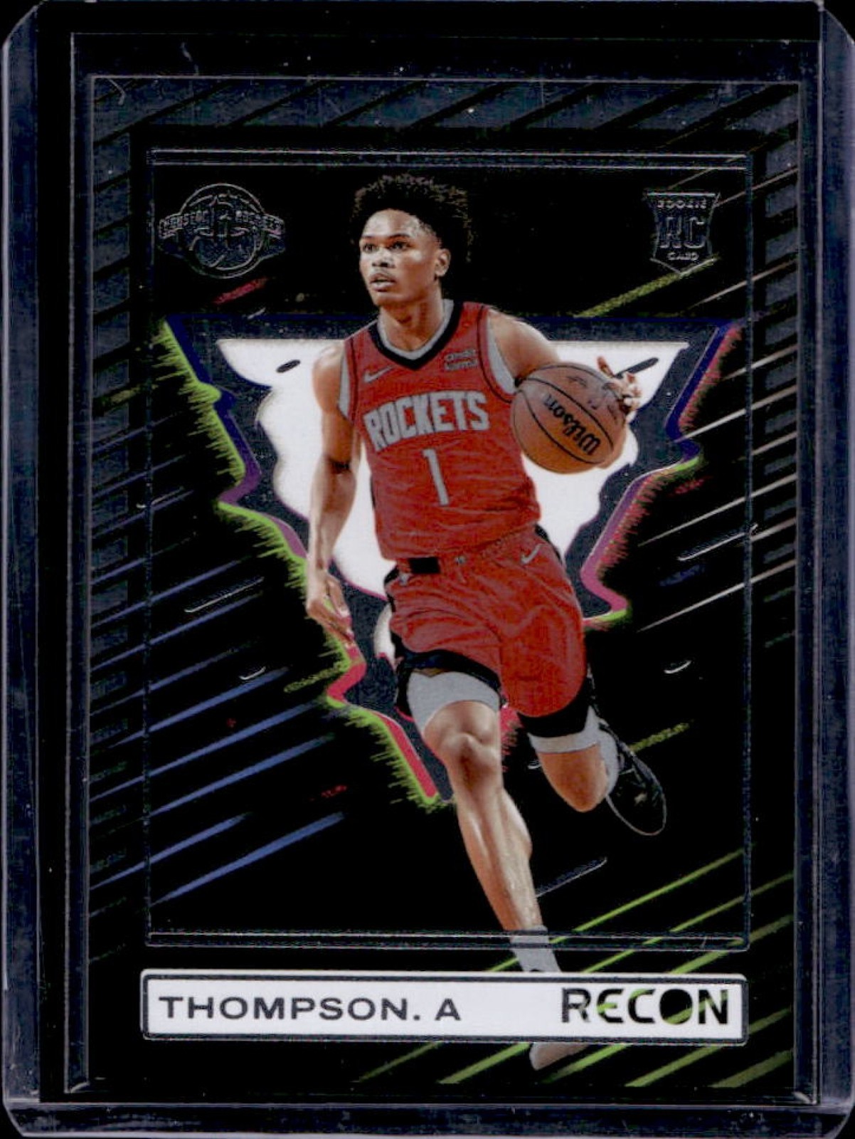 2023-24 Panini Recon Amen Thompson RC Holo Rookie #234 Rockets