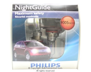 NEW Philips BC9728 9005 Night Guide Halogen 2-Pack 9005NGS2 