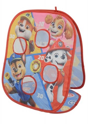 Paw Patrol Quick Up Sitzsack Wurf & Zielspiel Indoor Outdoor Ziel Spielzeug