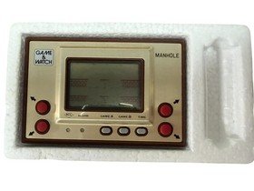 Nintendo Game  Watch Manhole MH-06 Gold Series Wide Screen Handheld Game VIDEO