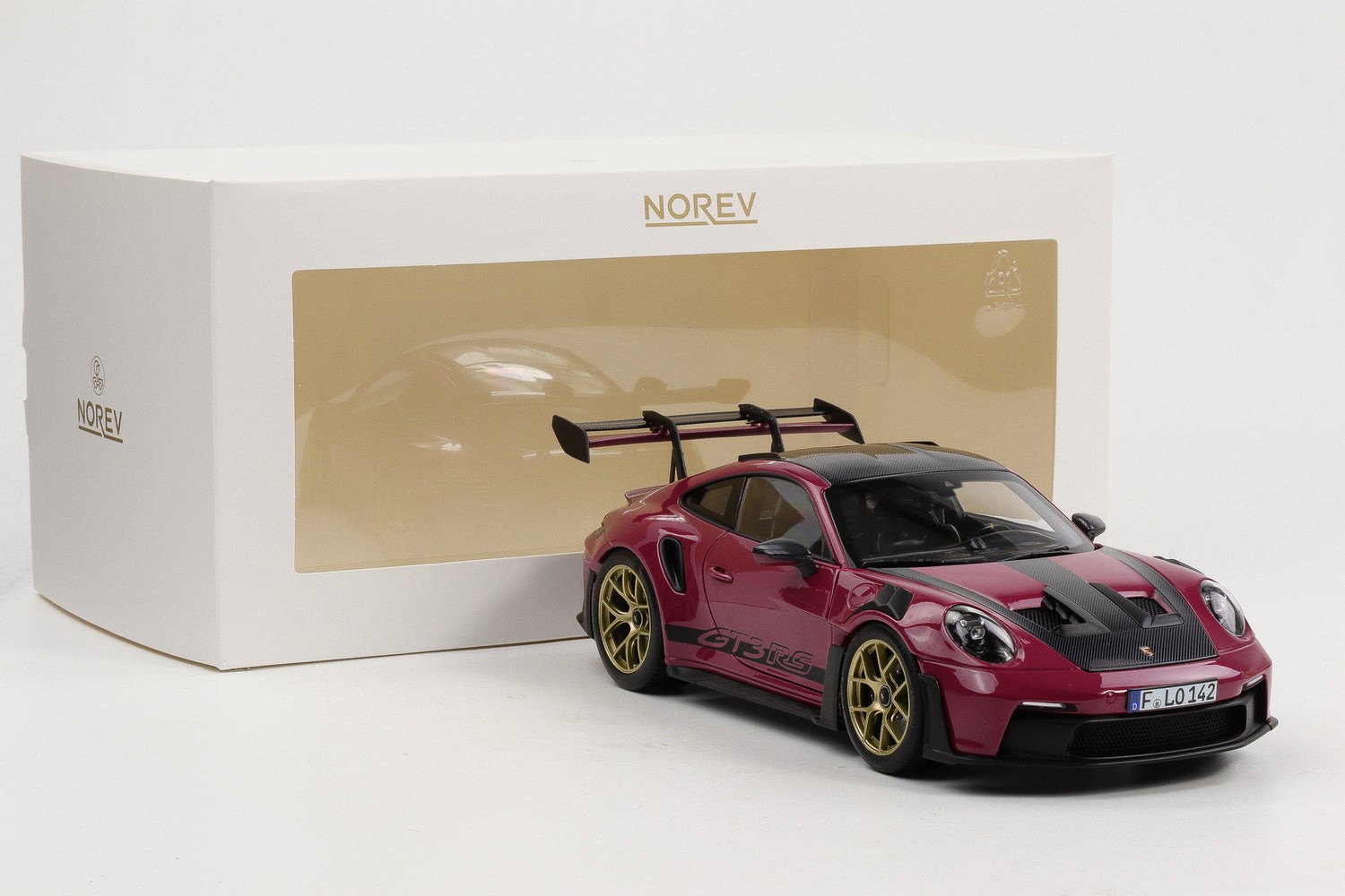 1:18 Norev Porsche 911 GT3 RS Weissach Package 2022 Sternrubin 187370