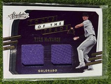 2021 Panini Absolute Ryan McMahon #TT2-RM Tools of the Trade 2 Swatch Rockies
