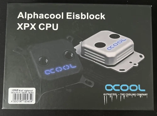 Alphacool Eisblock XPX CPU Waterblock, Deep Black- New- Sealed In Box