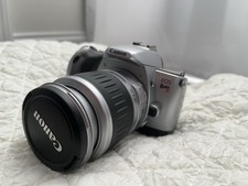 Canon EOS Rebel Ti 35mm SLR w/28-90mm Zoom Lens , Tested. Flash broken.