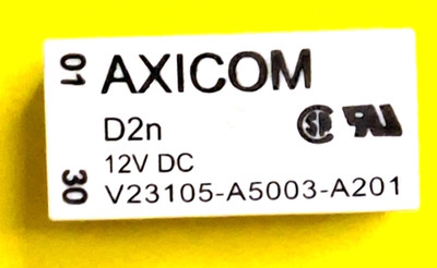 3 Stück V23105-A 5003-A201 D2n 2xUM 12V Axicom DIL Print Relais  2 Wechsler