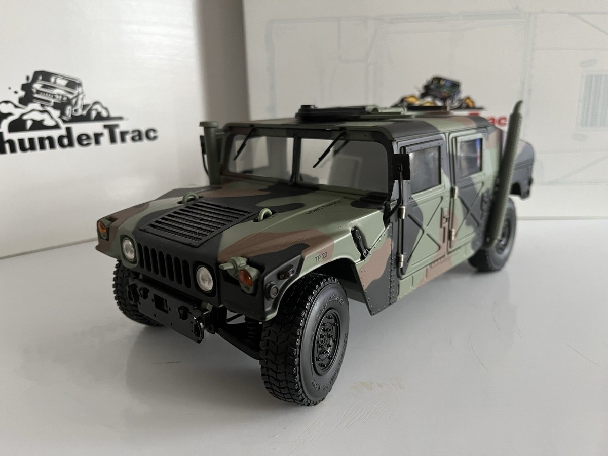 ミリタリ　ハマー　コマンド　1／18スケール　Thunder trac Exoto Thunder Trac AM General Hummer Military - 1/18 Scale | eBay