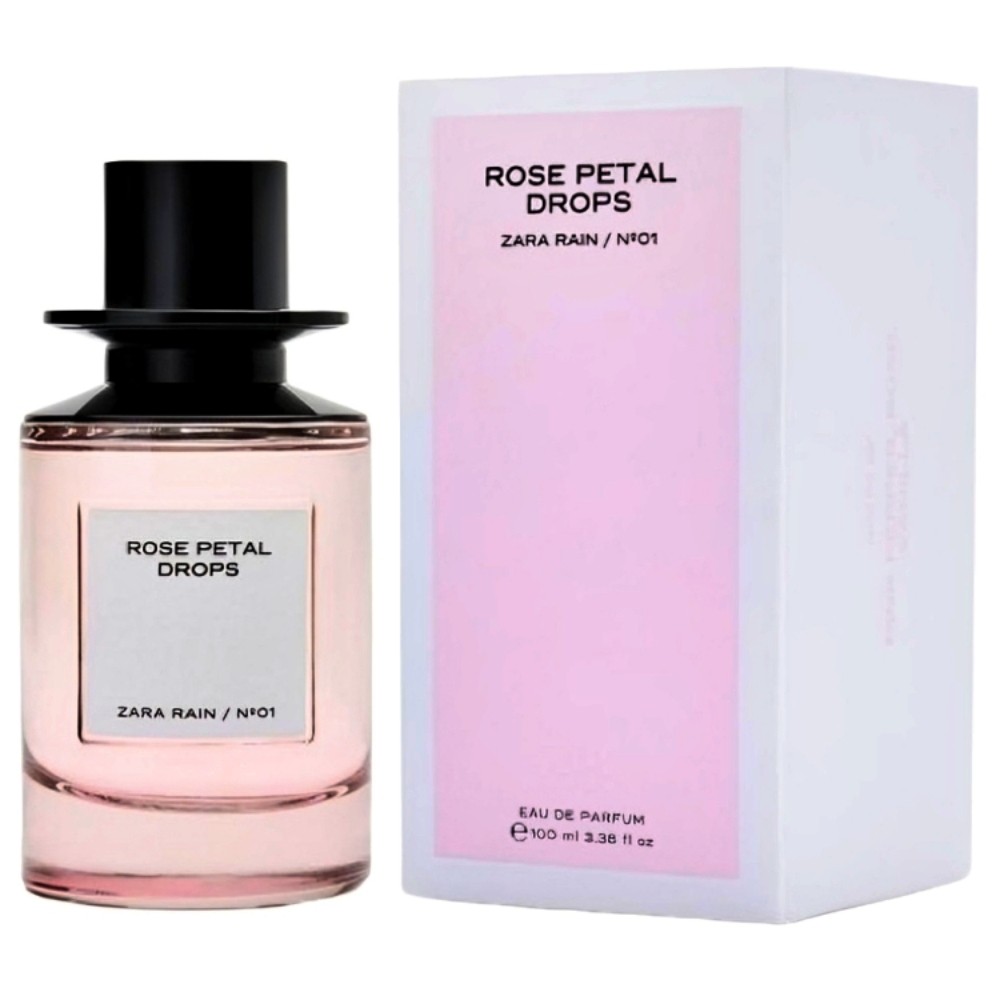 ZARA レイン　ローズ ペタル ドロップス オードパルファム　100ml Zara Rose Petal Drops Perfume for Women Eau de Parfum 100 ML (3.4