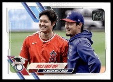 2021 Topps Update Shohei Ohtani / Kohei Arihara Los Angeles Angels / Texas