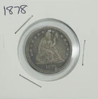 1878 Seated Liberty Quarter