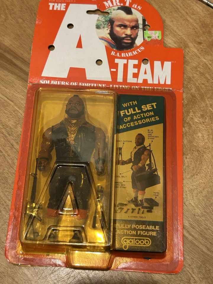 A-Team Galoob, Mr. T as B.A. Baracus, 1983 (новая экшн-фигурка на карте) Nice Bubb - Изображение 2 из 4