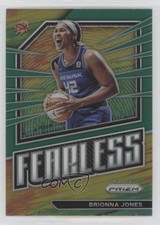 2023 Panini Prizm WNBA Fearless Green Prizm Brionna Jones #1 12n8