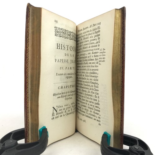 HISTOIRE DE LA PAPESSE JEANNE 1736 XVIII Spanheim-Lenfant GRAVURES 2 Volumes - Foto 17 di 21