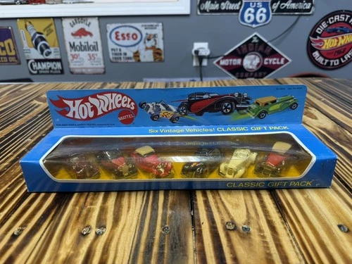 Hot Wheels Classic Gift Pack 6 Vintage Cars 1:64 Diecast Unopened Box - 1980’s