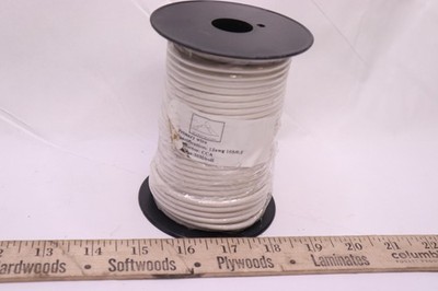 Wire Stranded 12 Awg Spooled White 30m