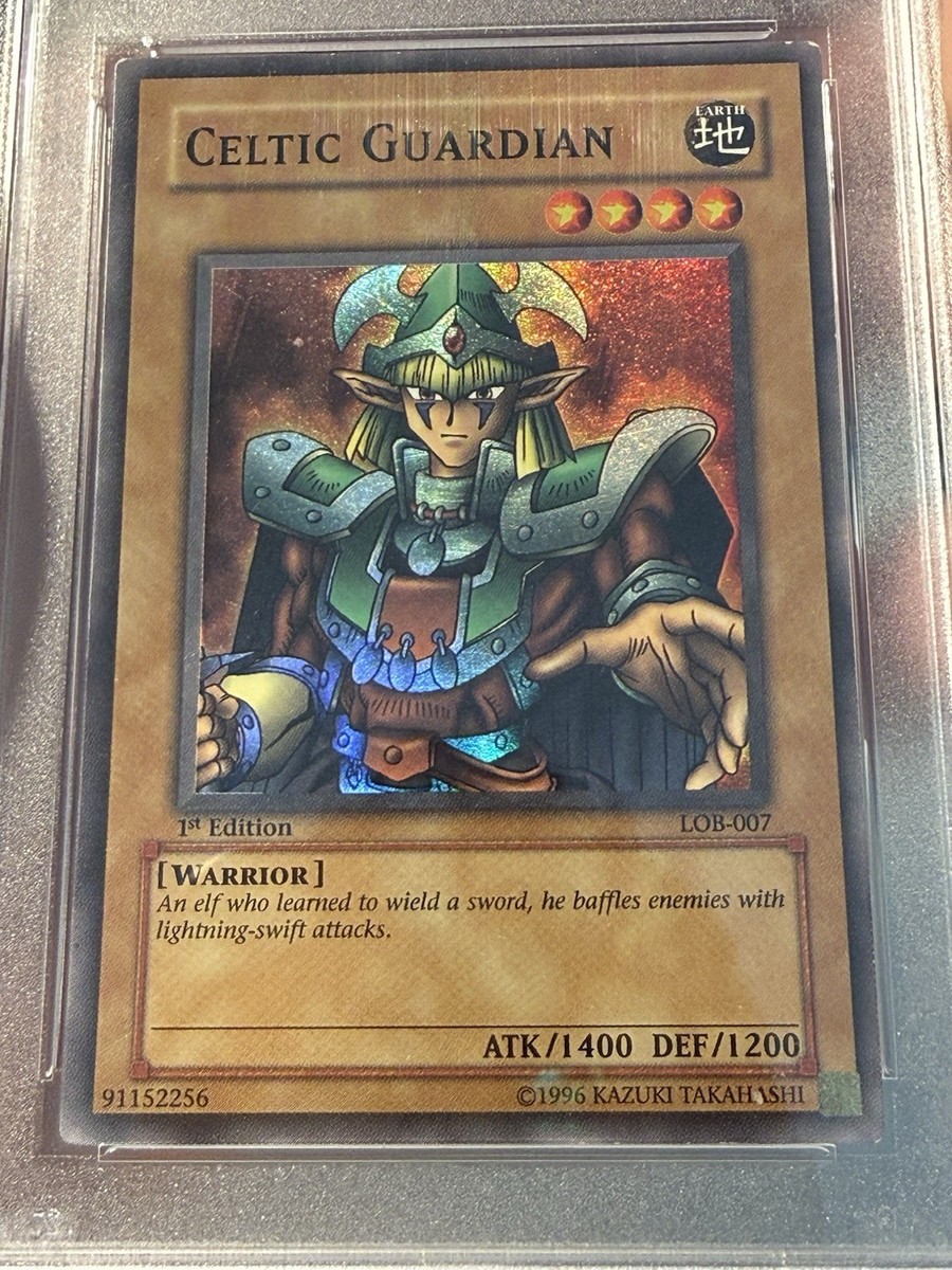 Celtic Guardian 1st Edition LOB-007北米版SR Celtic Guardian LOB-007 The Legend of Blue Eyes White Dragon 1st