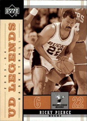 2003-04 Upper Deck Legends Throwback #51 Ricky Pierce - BSK