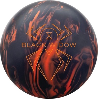 NIB Hammer Widow 3.0 Bowling Ball Black Orange 16 lb. 3.1 oz. Top 3-4'' Pin