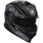 AGV K7 Damascus Black Silver