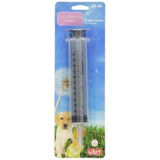 Dog, Lixit Hand Feeding Syringe for Baby Animals 60 ml Hand Feeding Syringe 