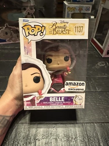 Funko Pop! Vinyl: Disney - Belle (Diamond Glitter) - Amazon (Exclusive) #1137