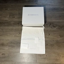 Zimmermann Empty Shoe Box 12.5x11x4.5” Dust Bag Logo Tissue Care Cards Exc Con