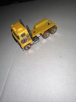 Vintage, Collectible 1981 Hot Wheels Dirt Track Builder - Diecast Yellow Truck