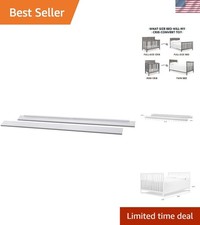 Classic White Crib Conversion Kit for Seamless Bed Transitions - Twin/Full Size