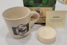 Vintage Surrey For Men Shaving Mug Soap Set - New Old Stock NOS Horse Buggy