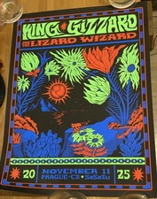 KING GIZZARD & THE LIZARD WIZARD Poster Prague 2025 - RARE /100 - Official Print